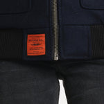 DOUGLASS bomber panno collo pelo BMDOUGLAF6 NAVY bombers original 