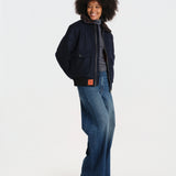 DOUGLASS bomber panno collo pelo BMDOUGLAF6 NAVY bombers original 