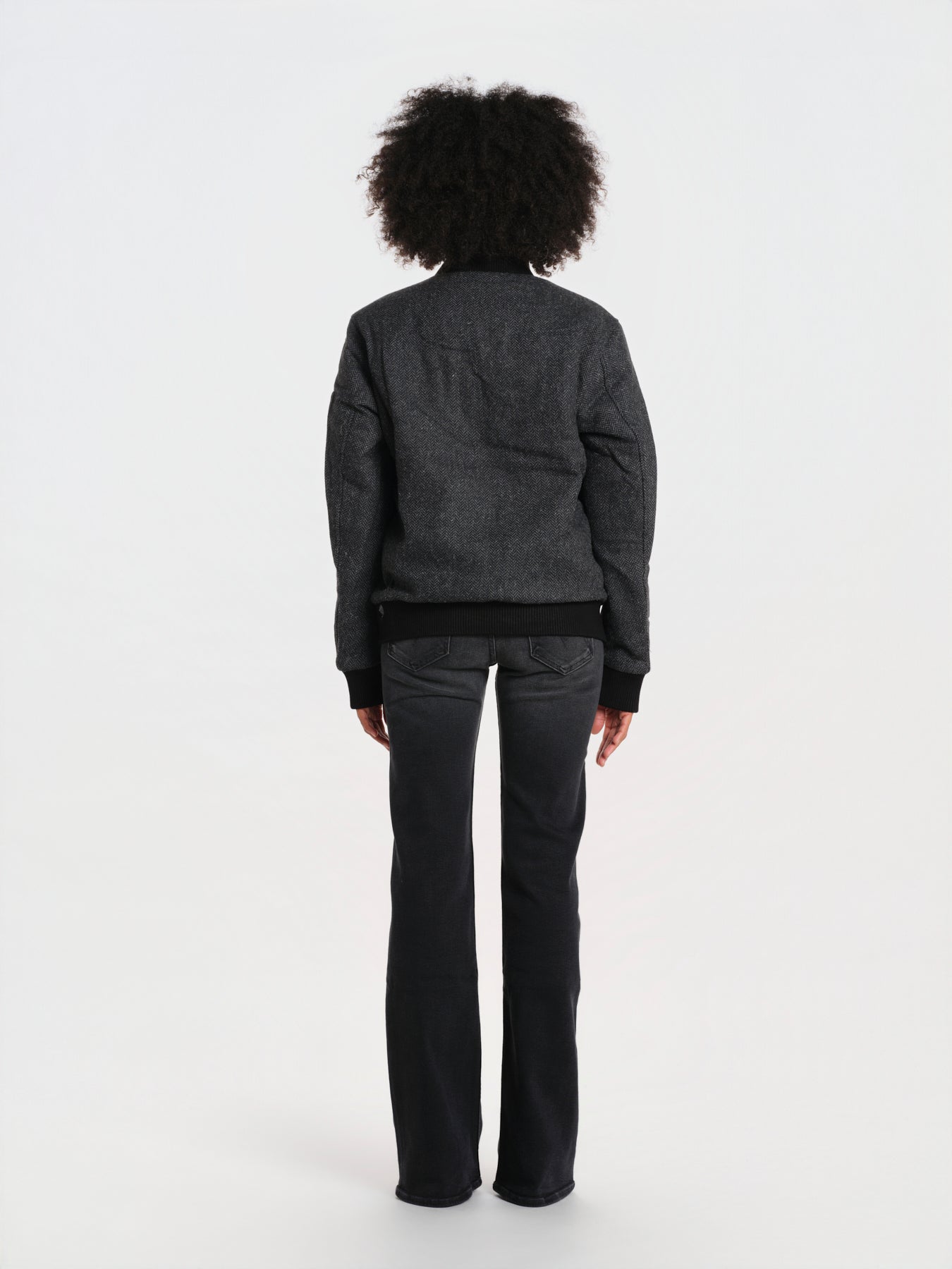 MILLFORT bomber tessuto spinato uomo BMMILLFOF6 BLACK bombers original 