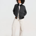 MILLFORT bomber tessuto spinato uomo BMMILLFOF6 BLACK bombers original 
