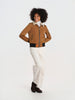 BARCELONE LADIES bomber slim collo pelo
