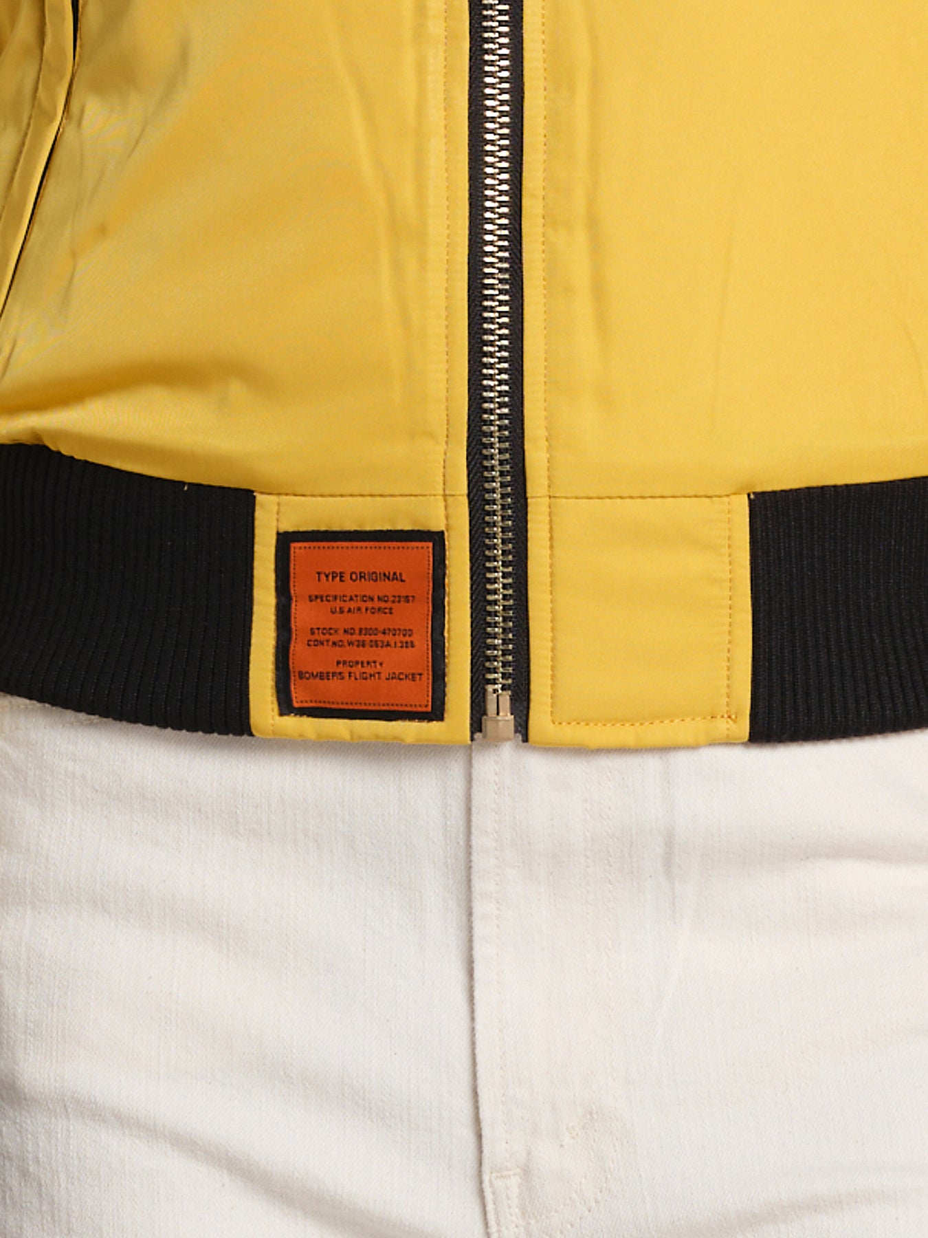 BARCELONE LADIES bomber slim collo pelo BWBARECELF6 YELLOW bombers original 