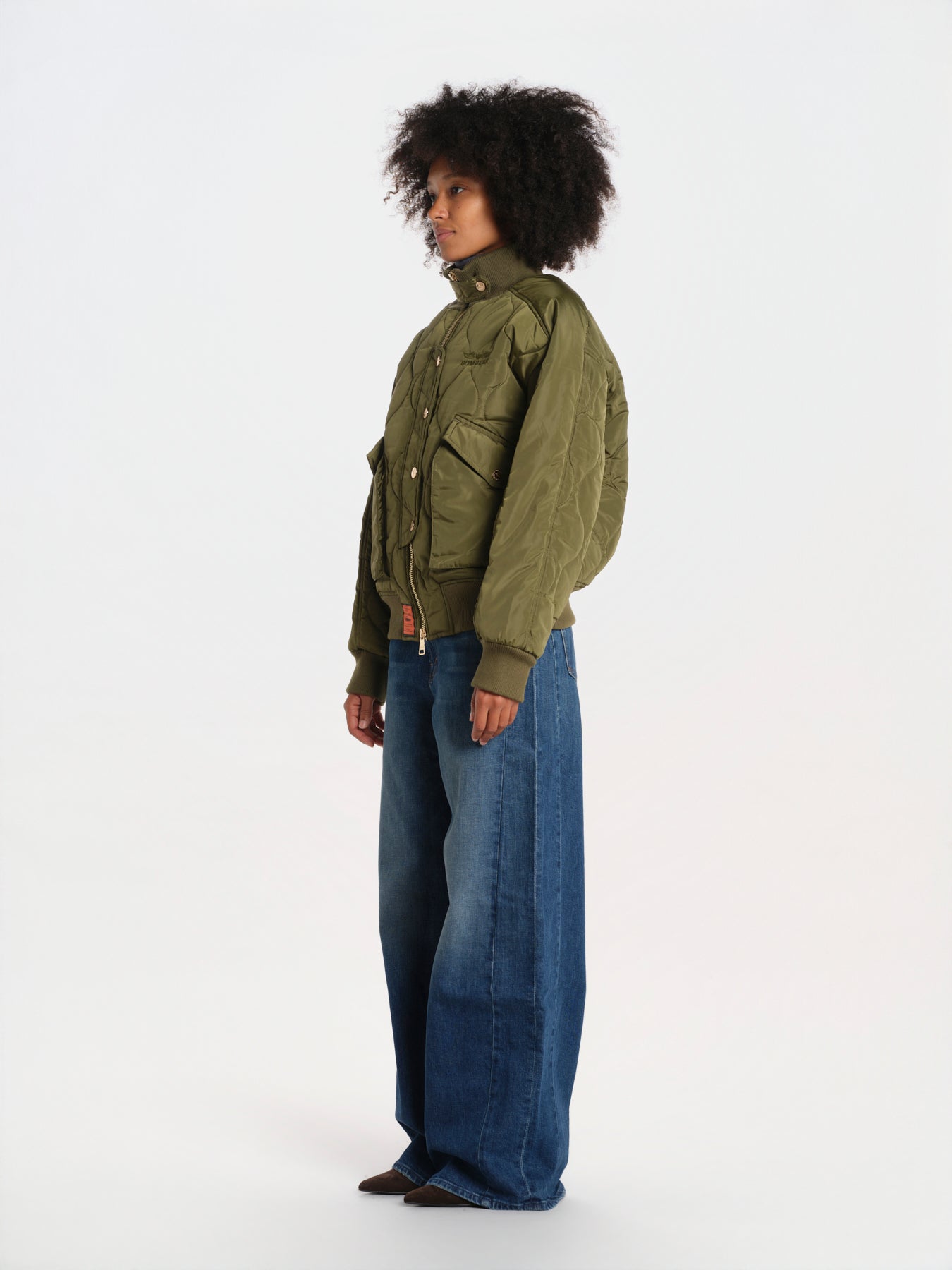 MELDEN bomber trapuntato donna BWMELDENF6 KAKI bombers original 