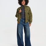 MELDEN bomber trapuntato donna BWMELDENF6 KAKI bombers original 