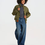MELDEN bomber trapuntato donna BWMELDENF6 KAKI bombers original 