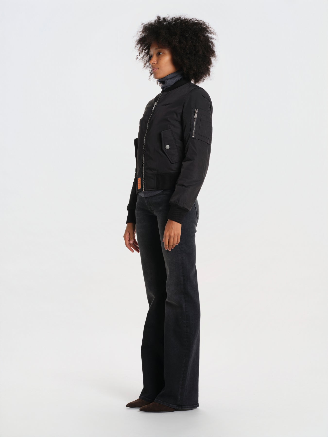 ORIGINAL LADIES bomber original donna BWORIGINF6 BLACK bombers original 