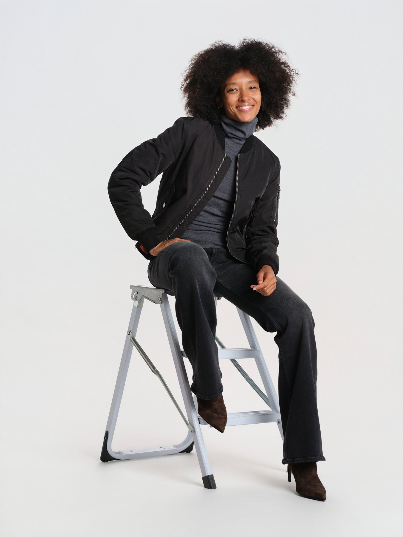 ORIGINAL LADIES bomber original donna BWORIGINF6 BLACK bombers original 