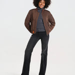 ORIGINAL LADIES bomber original donna BWORIGINF6 BROWN bombers original 