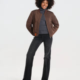 ORIGINAL LADIES bomber original donna BWORIGINF6 BROWN bombers original 