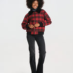 VENSORA bomber scozzese collo pelo BWVENSORF6 RED bombers original 
