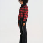 VENSORA bomber scozzese collo pelo BWVENSORF6 RED bombers original 