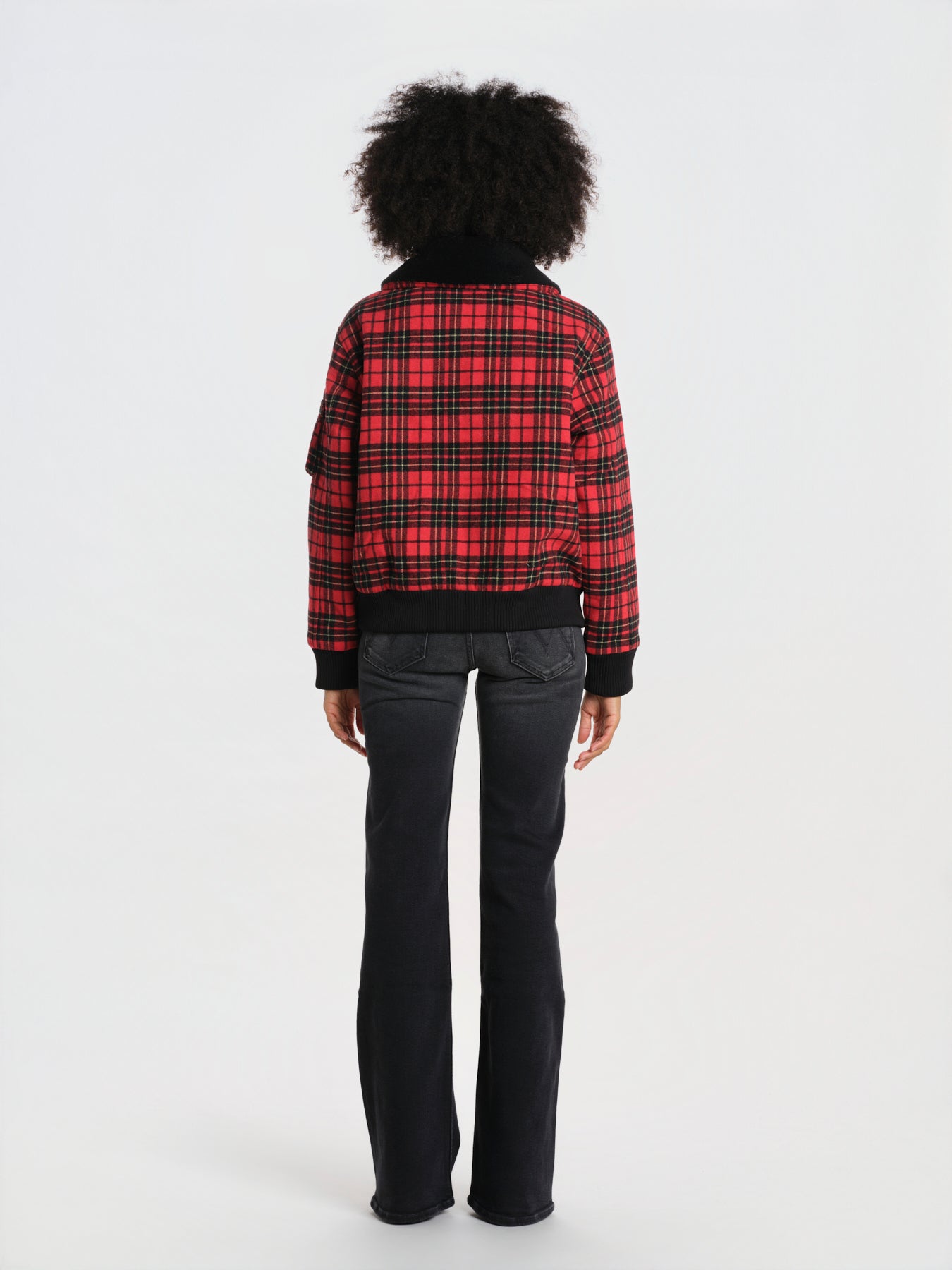 VENSORA bomber scozzese collo pelo BWVENSORF6 RED bombers original 