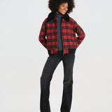VENSORA bomber scozzese collo pelo BWVENSORF6 RED bombers original 