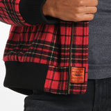 VENSORA bomber scozzese collo pelo BWVENSORF6 RED bombers original 