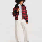 VENSORA bomber scozzese collo pelo BWVENSORF6 RED bombers original 