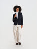 4052 blazer felpa 1 bottone corto