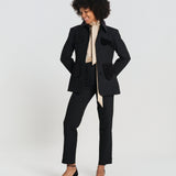TAMARA giacca con tasche velluto 26F4JAC41 BLACK destree 