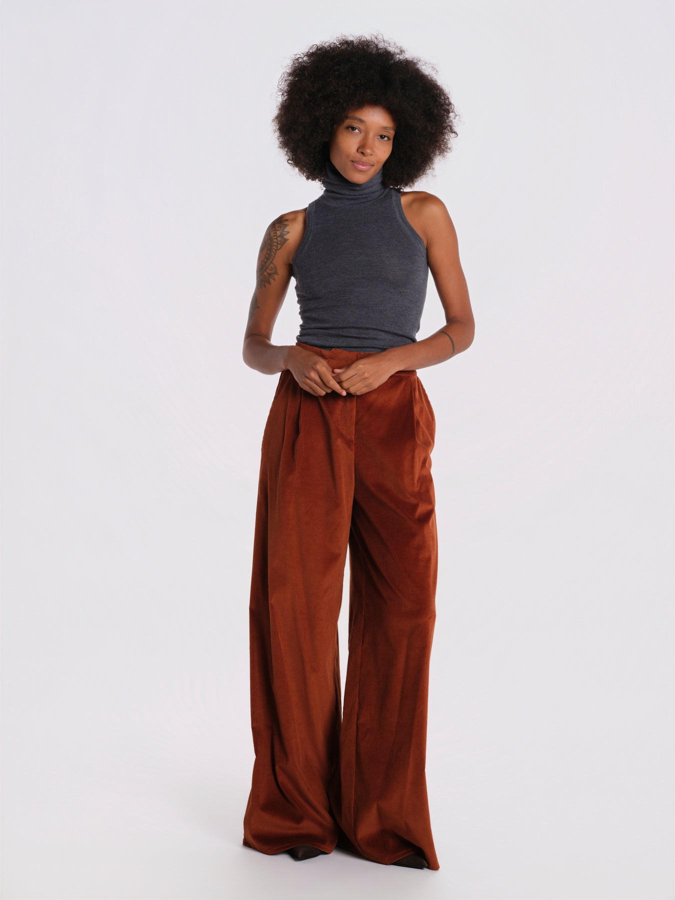 Pantalone velluto<BR/> V3111 1131 dusan 