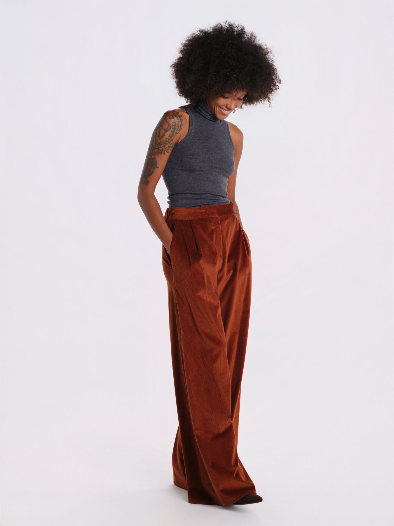 Pantalone velluto<BR/> V3111 1131 dusan 