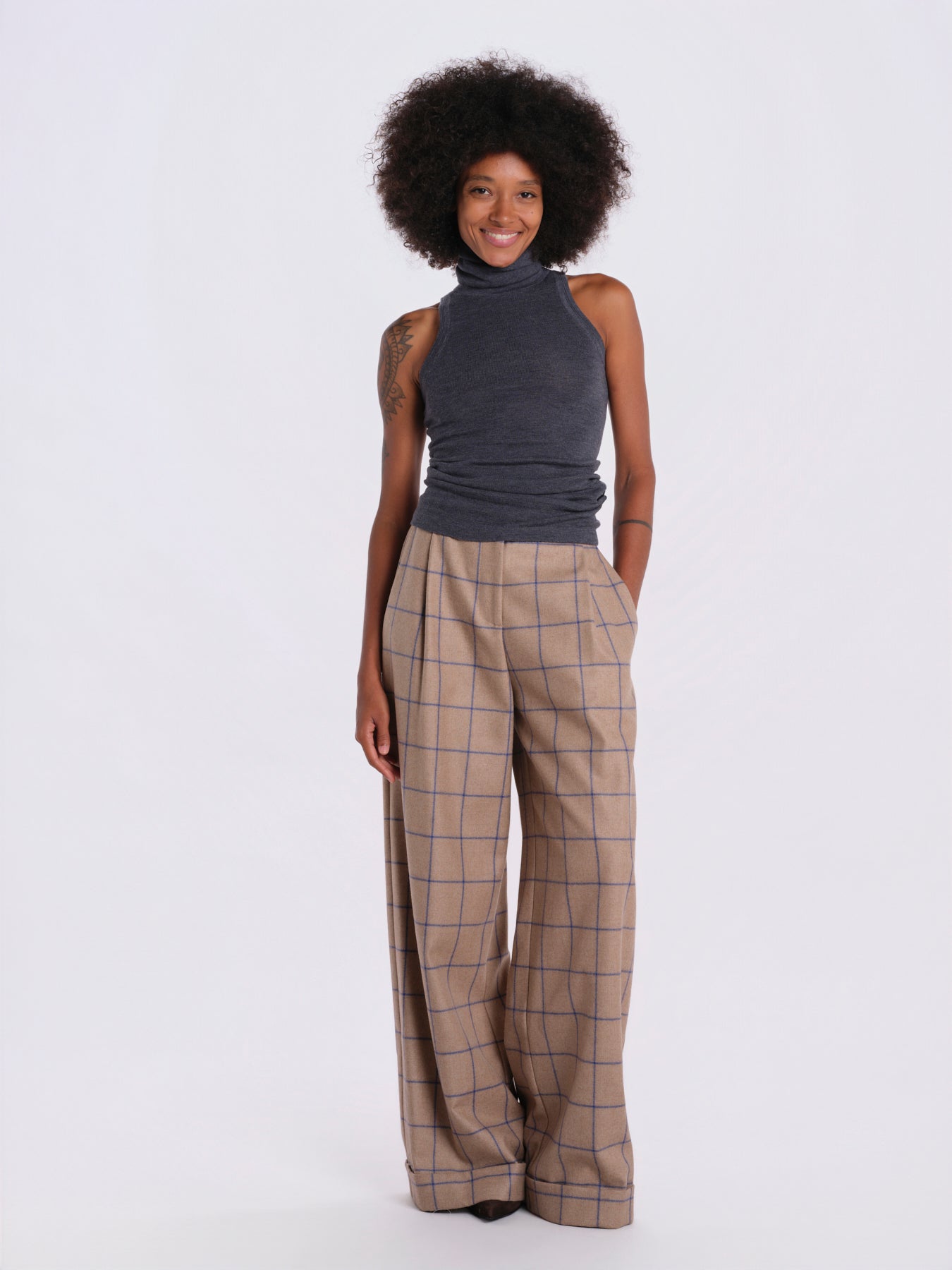 Pantalone quadri V3211R 11R32 dusan 