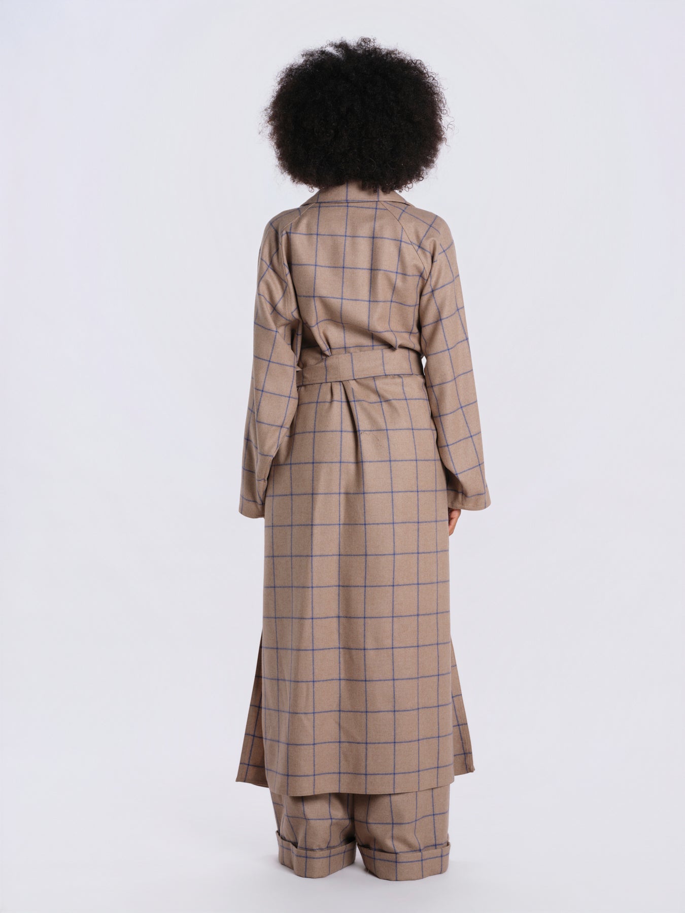 Cappotto quadri V32150B 50B32 dusan 