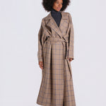 Cappotto quadri V32150B 50B32 dusan 