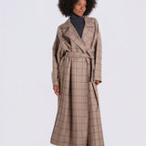 Cappotto quadri V32150B 50B32 dusan 