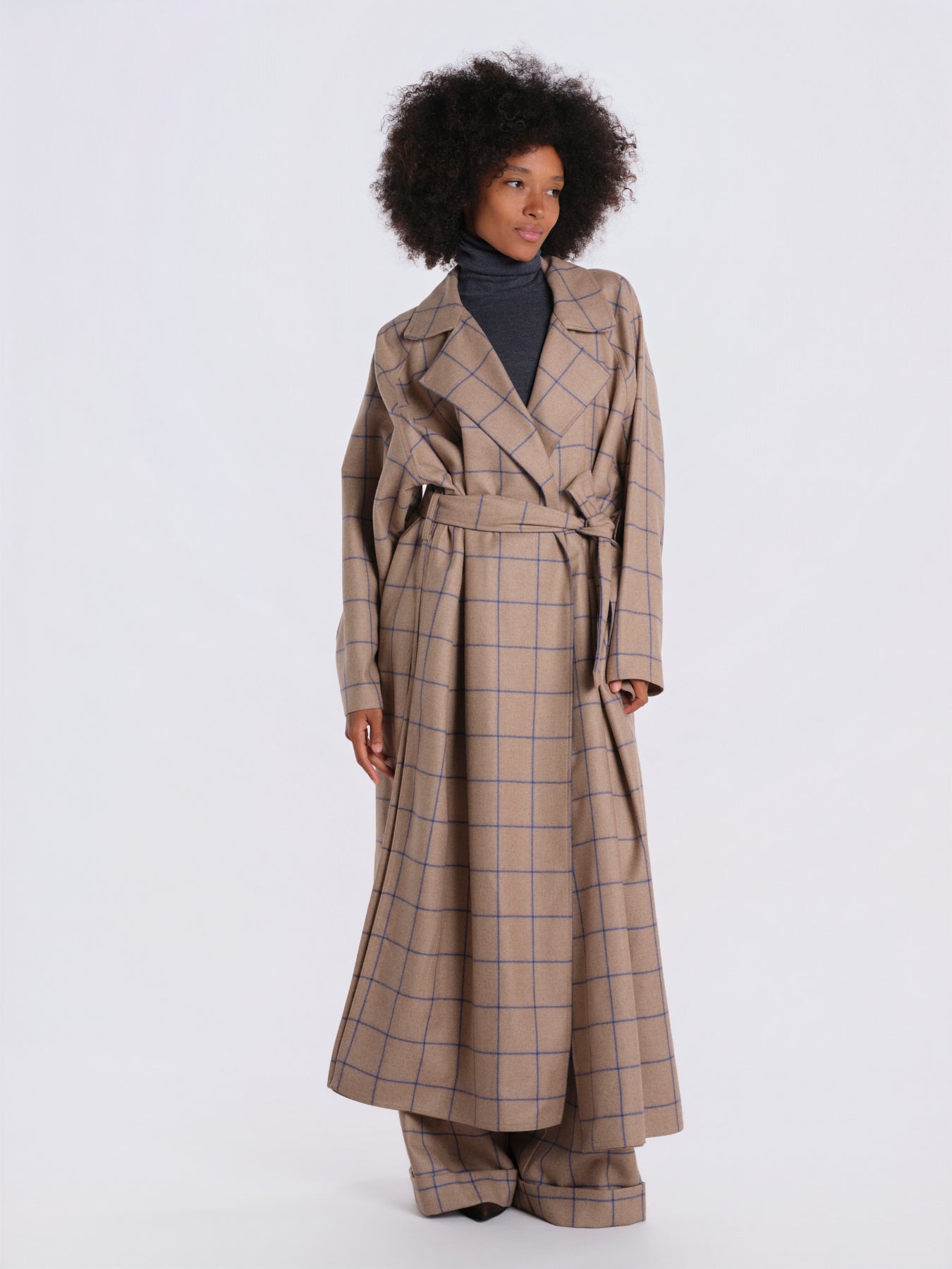 Cappotto quadri V32150B 50B32 dusan 