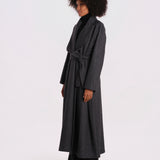 cappotto lungo spigato V5955 5559 dusan 