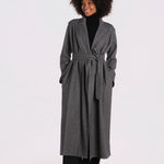 cappotto lungo spigato V5955 BWS dusan 
