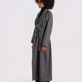 cappotto lungo spigato V5955 BWS dusan 