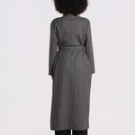cappotto lungo spigato V5955 BWS dusan 