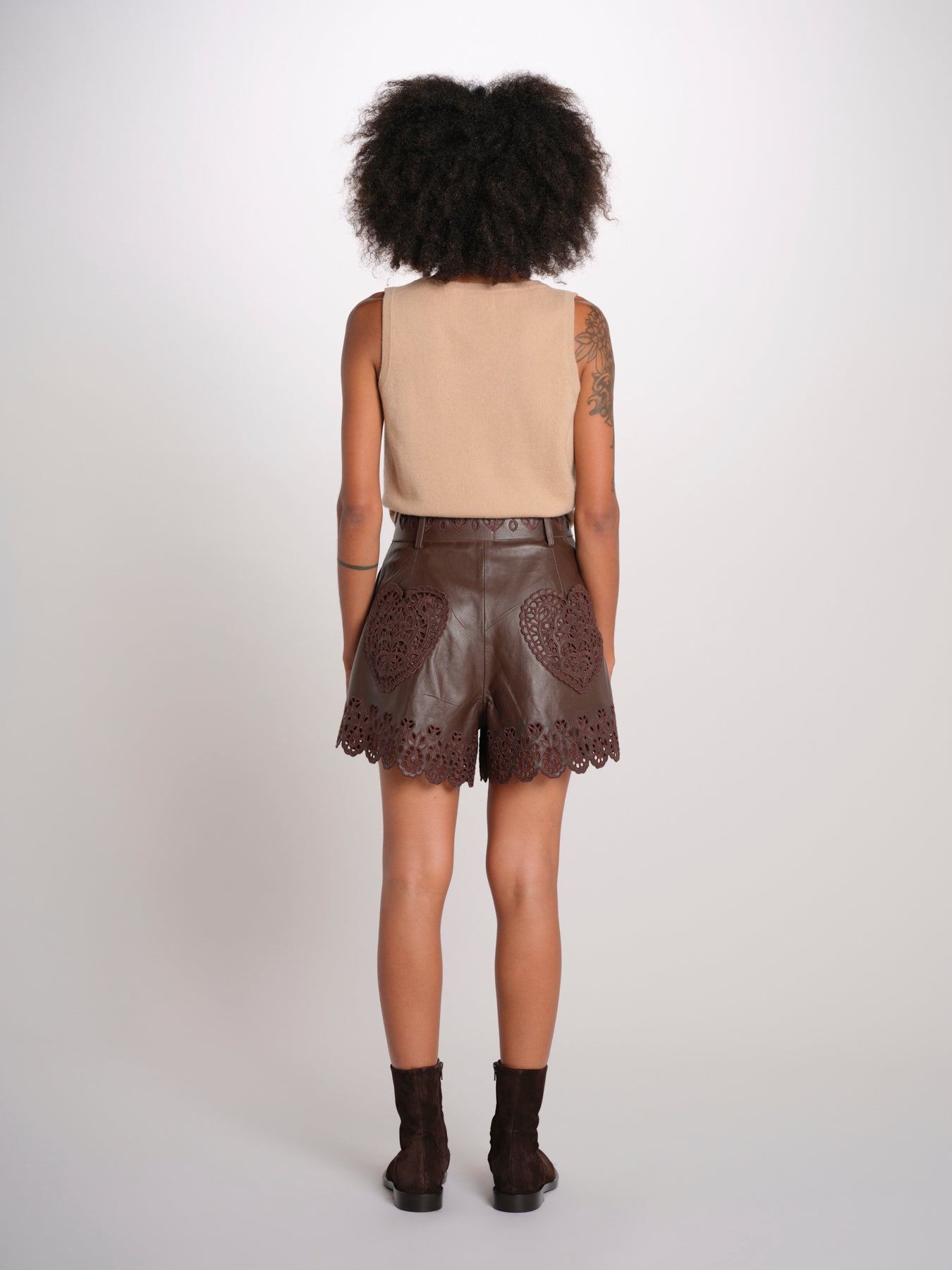 HEARTS shorts pelle 356953 L0009 farm rio 