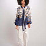GOLDEN NATURE camicia maniche lunghe stampa fiori 366772 26051 farm rio 