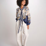 GOLDEN NATURE camicia maniche lunghe stampa fiori 366772 26051 farm rio 