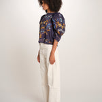 GOLDEN NATURE BLOUSE camicia stampa maniche sbuffo 368930 26051 farm rio 