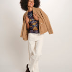 GOLDEN NATURE BLOUSE camicia stampa maniche sbuffo 368930 26051 farm rio 
