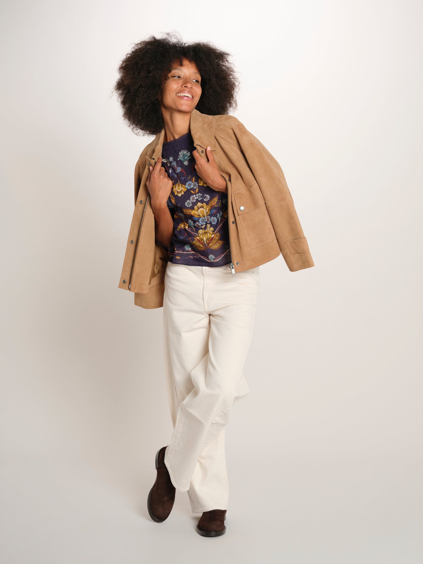 GOLDEN NATURE BLOUSE camicia stampa maniche sbuffo 368930 26051 farm rio 
