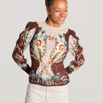 MILLENA WINTER camicia stampa fiori 368965 26066 farm rio 