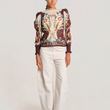 MILLENA WINTER camicia stampa fiori 368965 26066 farm rio 