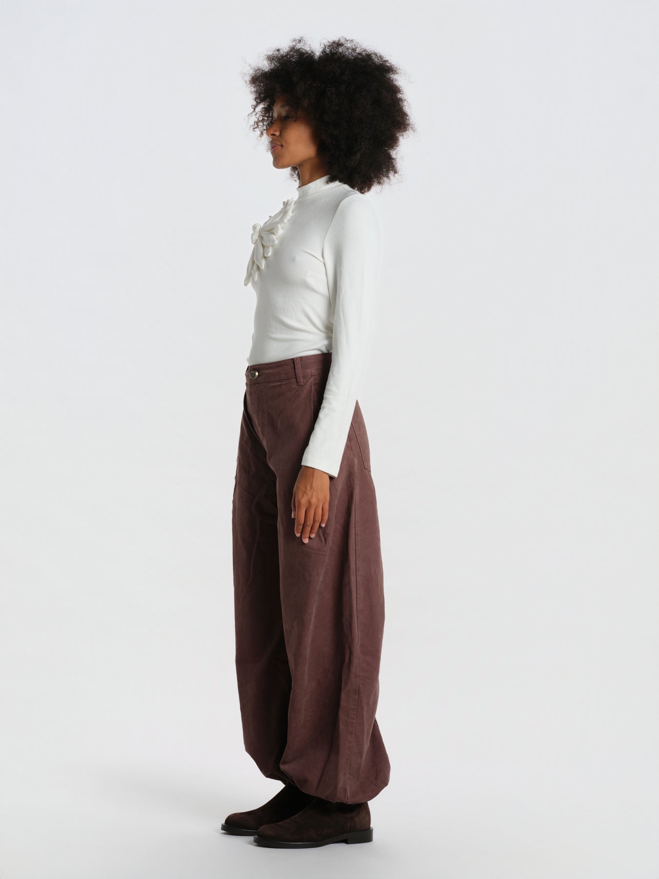 BROWN BALOON pantalone 374744 L0007 farm rio 