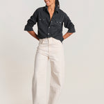 TOLEDO camicia denim colorata WTOLEDO-001ST BLACK BLK fortela 