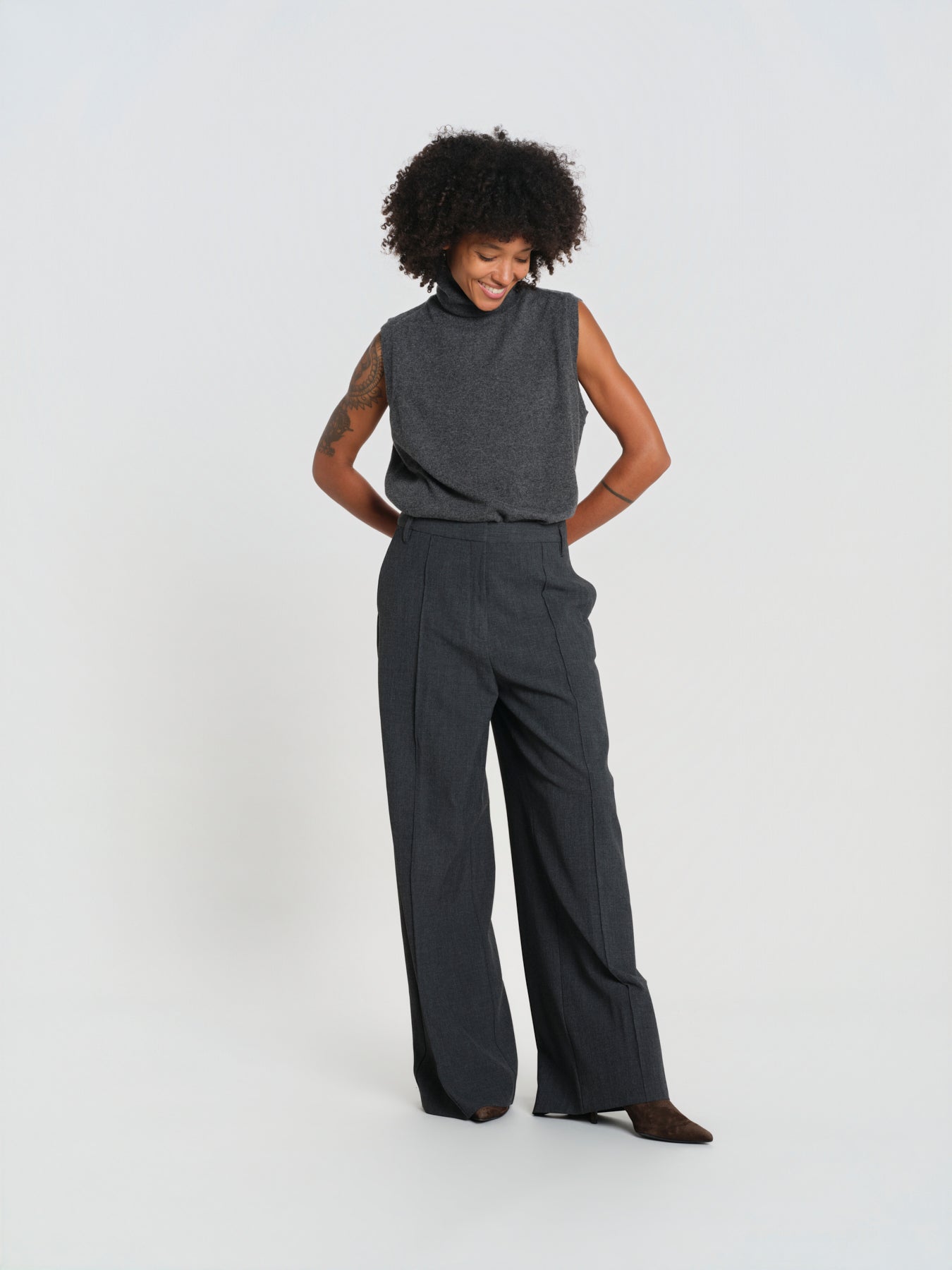 KIMBERLY pantalone con nervature 6153280 003 herskind 