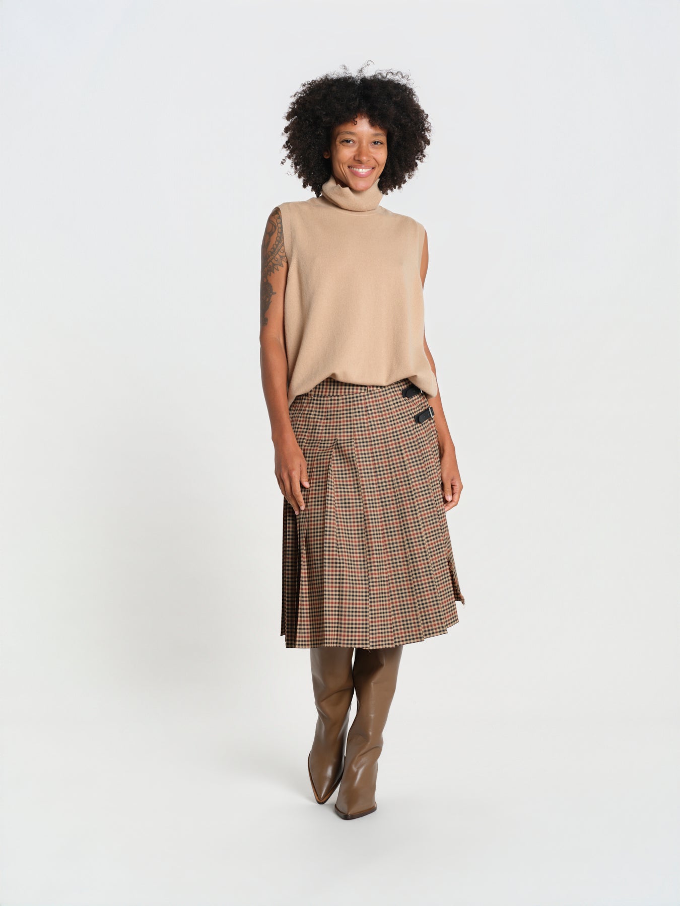ALBERT skirt pied de poule 6160307 083 herskind 