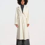 CELIA cappotto double wool CELIA BELTED WH015 ivy & oak 