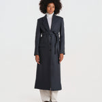 CRYSTAL cappotto monopetto con cintura IOCRYSTAL COAT BL862 ivy & oak 