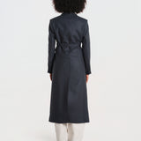 CRYSTAL cappotto monopetto con cintura IOCRYSTAL COAT BL862 ivy & oak 
