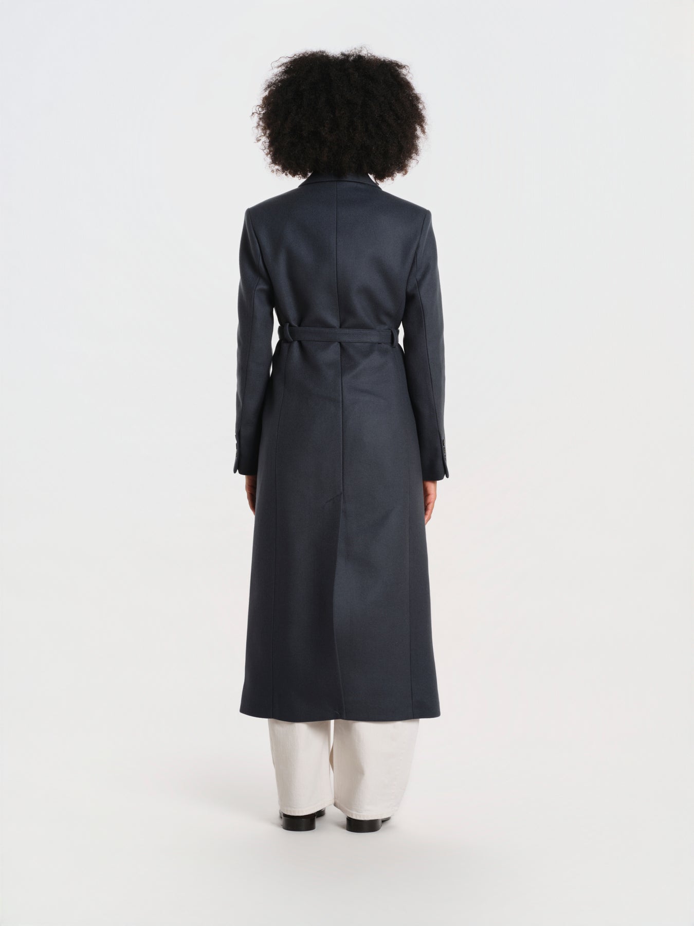 CRYSTAL cappotto monopetto con cintura IOCRYSTAL COAT BL862 ivy & oak 