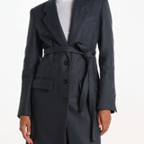 CRYSTAL cappotto monopetto con cintura IOCRYSTAL COAT BL862 ivy & oak 