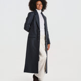 CRYSTAL cappotto monopetto con cintura IOCRYSTAL COAT BL862 ivy & oak 